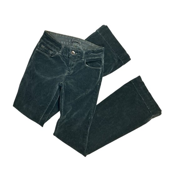 J.Brand Low Rise Flare Leg Super Soft Cords in Forest Green Size 25 - Picture 3 of 5